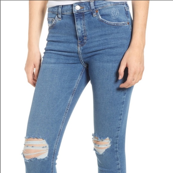Topshop Jamie Moto Ripped jeans - Picture 1 of 6